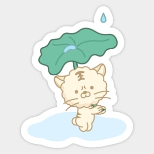 It's raining Sticker